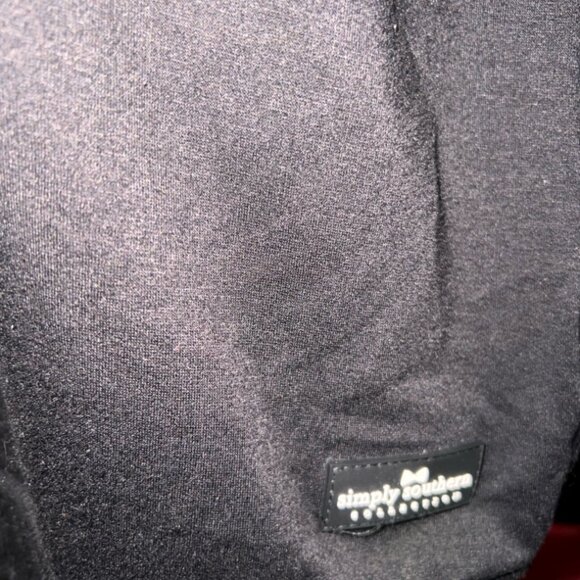 Simply Southern Women Large Mama Bear Black Cowl Neck Pullover‎ Sweatshirt (GS1) - Picture 3 of 6